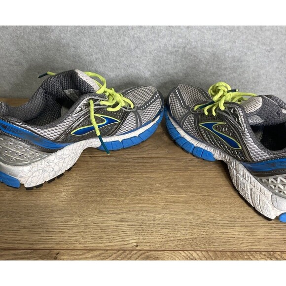 Brooks Trail Shoe Sz 9 Trance 12 Gray Blue White Neon Running Walking Outdoor